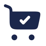 Cart Check SVG Icon